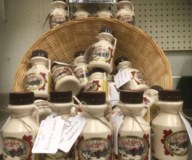 Palmateer Farms sweeten spirits of local essential grocery store workers